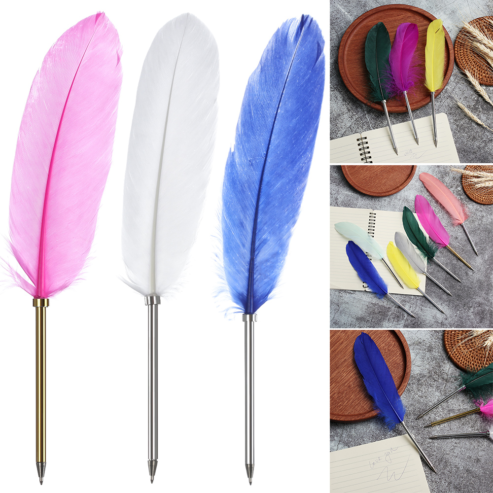 1 Bút Lông Vũ Trang Trí Tiệc Cưới / Giáng Sinh