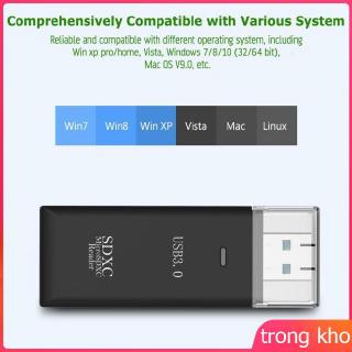 USB 3.0 Multi-function SD Memory Card Reader for SDHC SDXC MMC