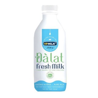 Sữa thanh trùng đà lạt VPmilk 950ml (chai)