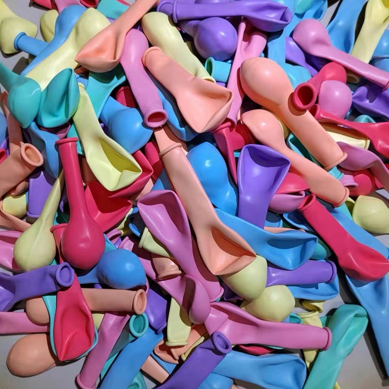 Túi bóng bay 100 quả kích thước 5 inch trang trí sinh nhật tiệc cưới loại dày nhiều màu sắc HAPPYKID TBB5inch