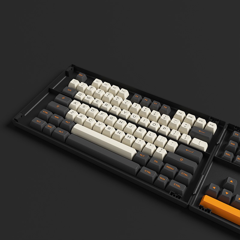 [Mã 44ELSALE2 giảm 7% đơn 300K] Bộ Keycap AKKO Carbon Retro (PBT Double-Shot/ASA profile/158 nút)