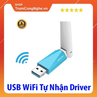 Bộ thu wifi Mecury dùng cho PC (Tự nhận không cần cài đặt)