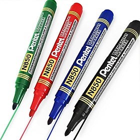 Bút Lông Dầu Pentel N850 /Bút Dạ Kính /Bút Dạ Dầu /Mực Nhanh Khô Không Nhòe Khi Thấm Nước /Viết Được Trên Mọi Chất Liệu
