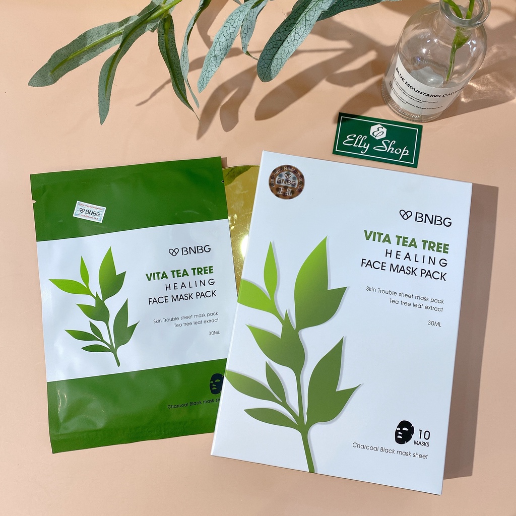 Mặt Nạ Chiết Xuất Tràm Trà BNBG Vita Tea Tree Healing Face Mask Pack