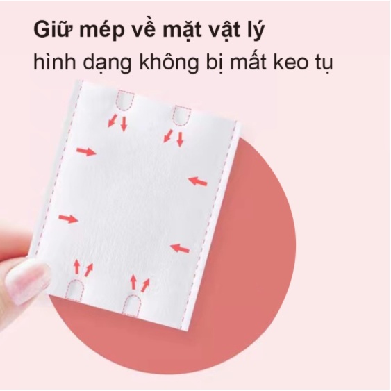 Bông Tẩy Trang Lameila, Bông tẩy trang 222 miếng, Cotton 3 Lớp Mềm Mịn