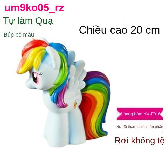 đồ sơ sinhĐồ chơi Little Pony cô gái Ziyue 5 món công chúa trẻ em búp bê thạch cao tô màu sơn tự làm phôi trắng