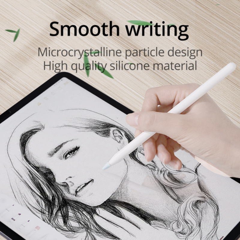 Bộ 8 đầu bọc bảo vệ ngòi bút cảm ứng Apple Pencil 1/2 bằng chất liệu silicon | BigBuy360 - bigbuy360.vn