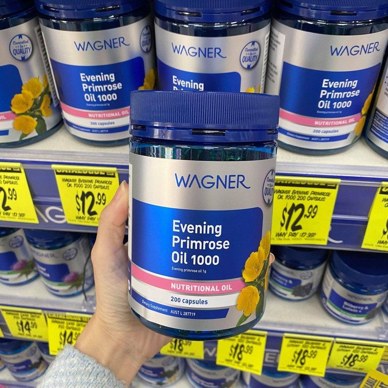 Tinh dầu hoa anh thảo [Úc] Wagner Evening Primrose Oil 1000 [Chính hãng] | BigBuy360 - bigbuy360.vn