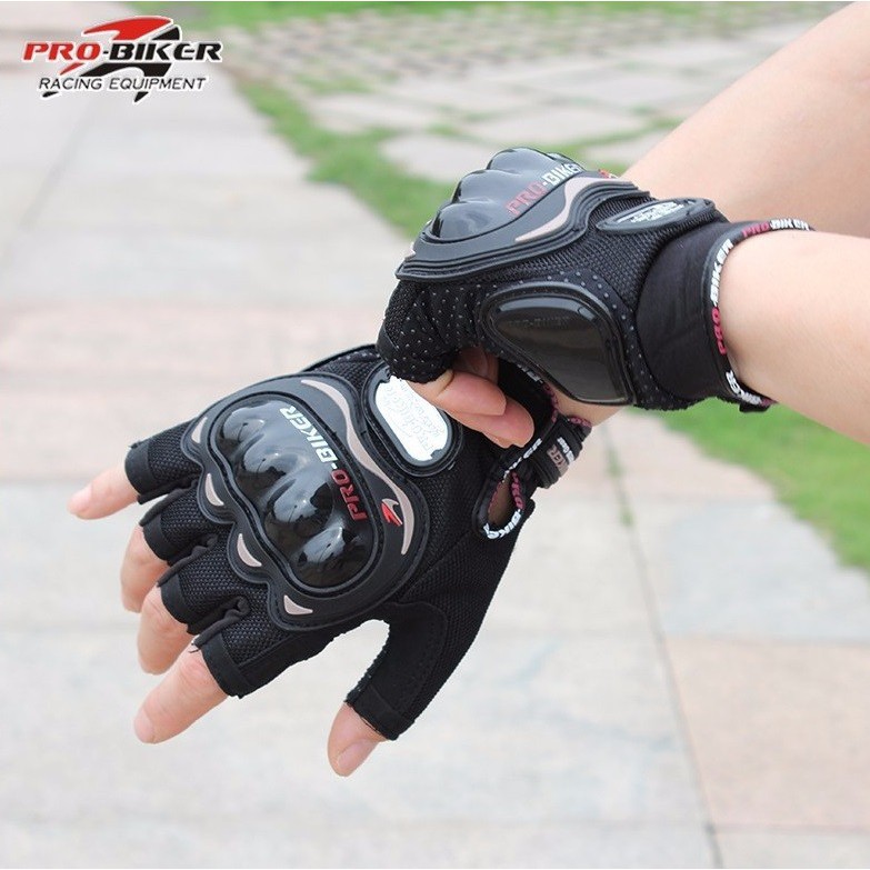 GĂNG TAY CỤT NGÓN PROBIKER , GĂNG TAY ĐI PHƯỢT LÁI XE