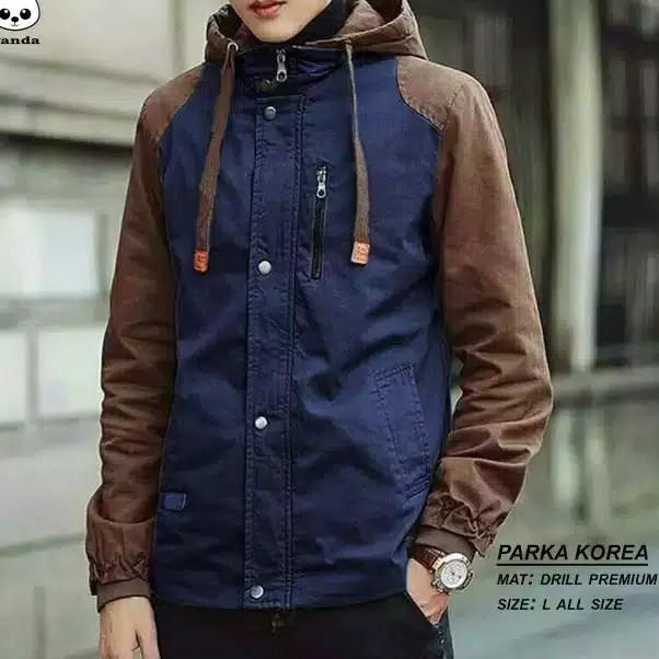 Lee Minhoo Áo Khoác Parka Hàn Quốc Đơn Giản Thanh Lịch Cho Nam
