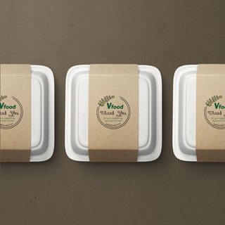 Combo Tem Decal giấy Kraft Homemade