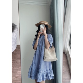 YUMINA DRESS - Váy sơ mi thiết kế bèo tầng nhẹ REGEN