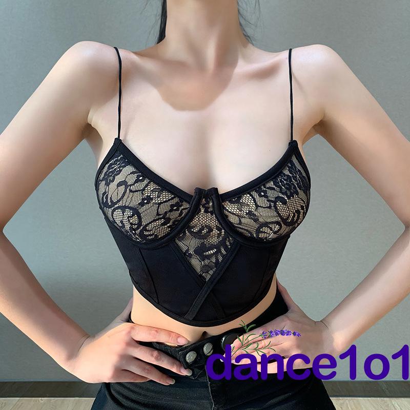 Áo hai dây cổ chữ V màu sắc nhã nhặn quyến rũ cho nữ