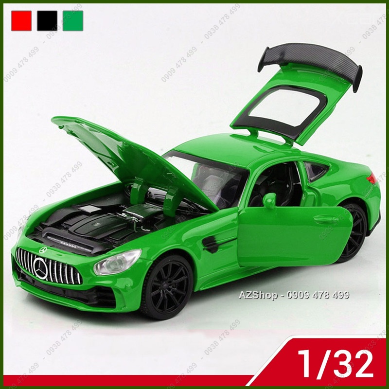 Xe Mô Hình Kim Loại Mercedes Amg Gt Tỉ Lệ 1/32 - Miniauto - 9822