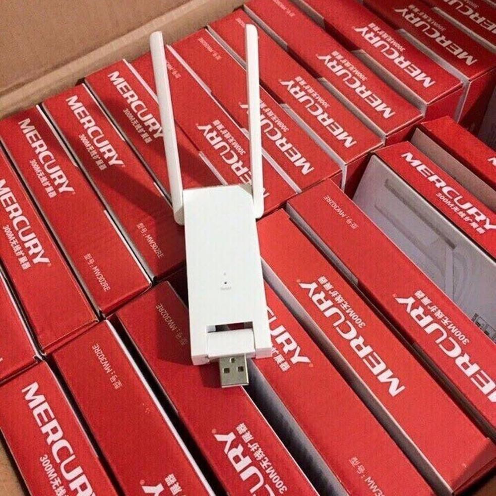 Bán sỉ Bộ Kích Sóng Wifi Mercury 2 Râu MW302re hàng chuẩn tốc độ cao ổn định 💕 FREE SHIP 💕