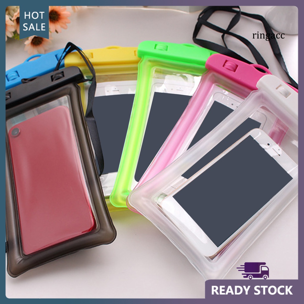 Túi Đựng Điện Thoại Trong Suốt Chống Nước Có Thể Chạm Màn Hình Cảm Ứng Cho Hoạt Động Dưới Nước