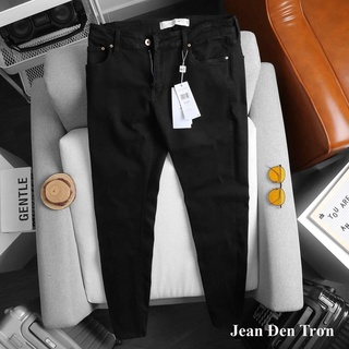 Quần jean nam vaditamin màu đen trơn dáng quần ôm siêu đẹp