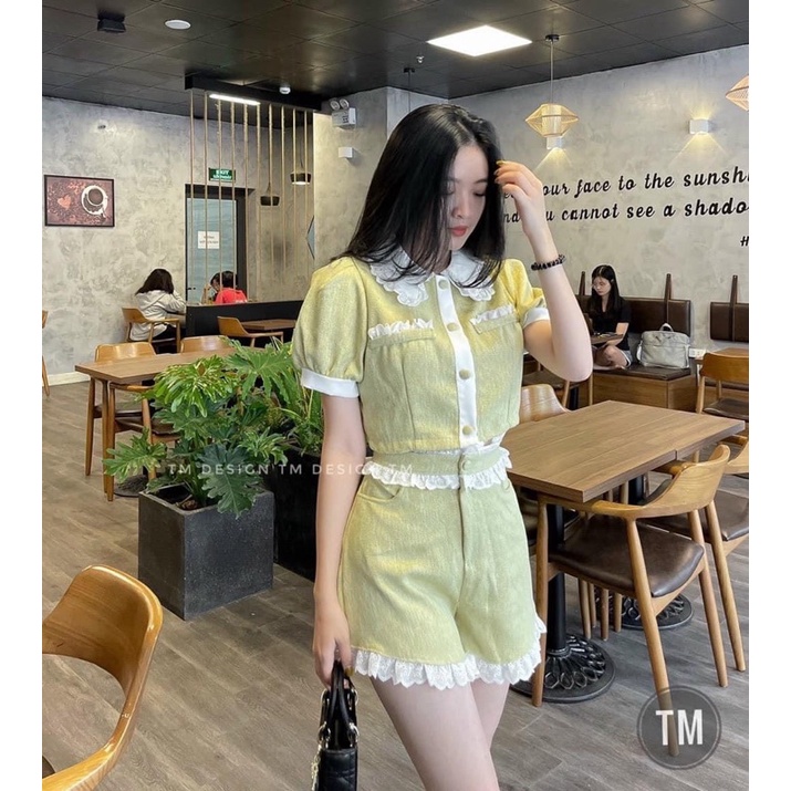 [ 𝐅𝐑𝐄𝐄 𝐒𝐇𝐈𝐏 ]  SÉT DẠ TIÊU CỔ BÈO SIÊU XINH. VẢI DẠ CỔ BÈO HANG ĐẸP LẮM Ạ