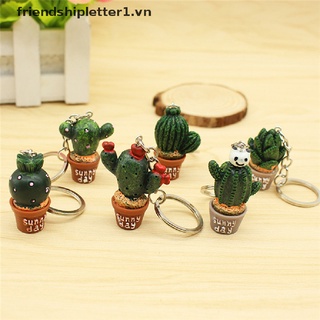 Móc khóa hình cây xương rồng mini