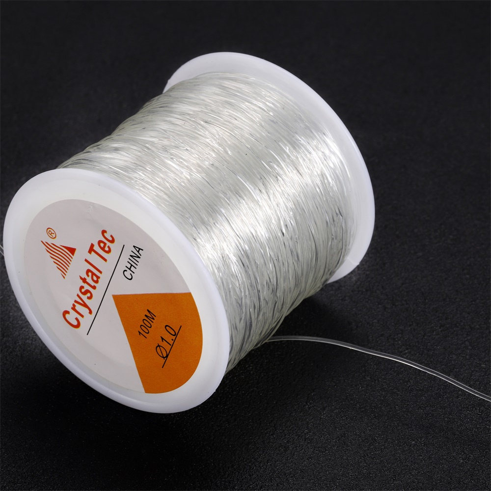 St.kunkka 1 Cuộn Dây Cước Trong Suốt Đường Kính 0.5-1mm Dài 60m Dùng Làm Trang Sức DIY