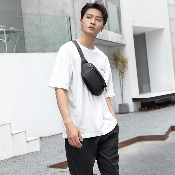 Túi đeo chéo ngực chống thấm nước thiết kế mới thời trang dành cho nam