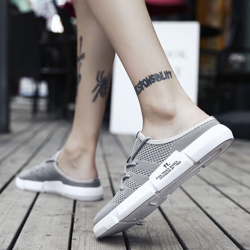 Giày lười JINTOHO canvas chống trượt thời trang mùa hè cho nam