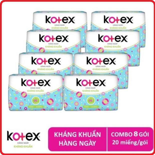 BĂNG VỆ SINH KOTEX HẰNG NGÀY KHÁNG KHUẨN 20MIẾNG