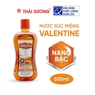 Nước súc miệng VALENTINE nano bạc cho cả gia đình