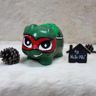 Heo đất handmade - Ninja rùa