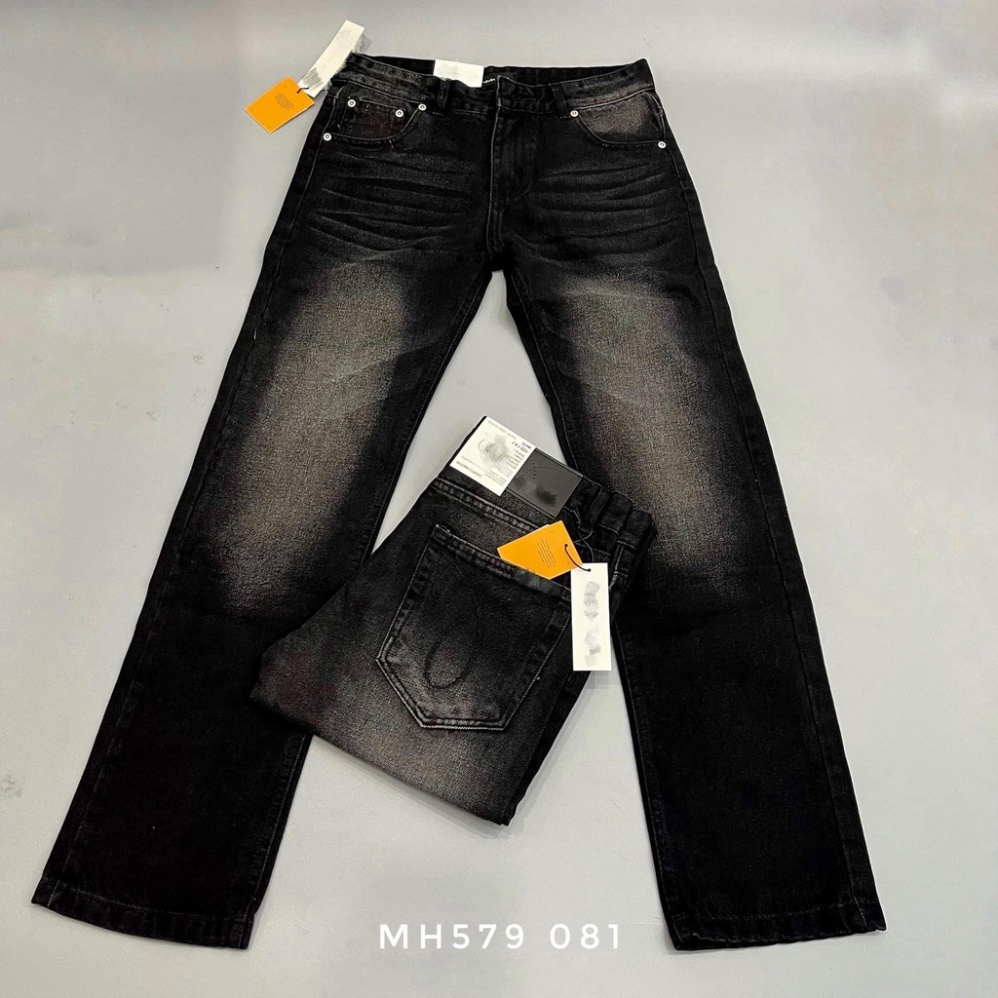 Quần Jean Loang Ống Đứng,Thời Trang Nam Chất Liệu Cotton Thô Sang Trọng(video+ảnh thật)