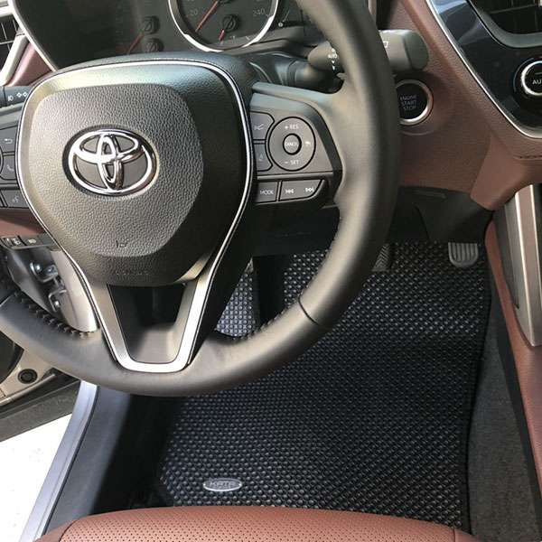 Thảm lót sàn ôtô KATA cao cấp Toyota Corolla Cross 2020 Basic (hàng chính hãng ) MÀU ĐEN