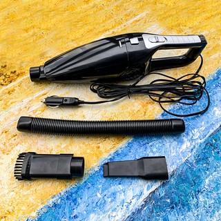 Máy hút bụi ô tô cầm tay công suất lớn sử dụng điện 12V tặng kèm phụ kiện