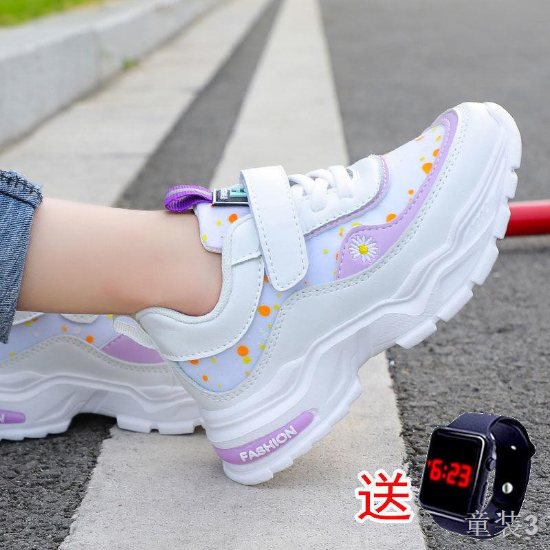 Giàn Nữ chỉ mới [giày trẻ em nữ] Giày bé gái 3-13 tuổi mùa xuân và thu Trung Quốc thông thường thể thao côf _