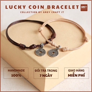 Vòng tay UNISEX Lucky Coin | Retro Vintage Boho Style Độc Lạ dễ phối đồ | Miễn phí ship sửa đổi trả & Order riêng