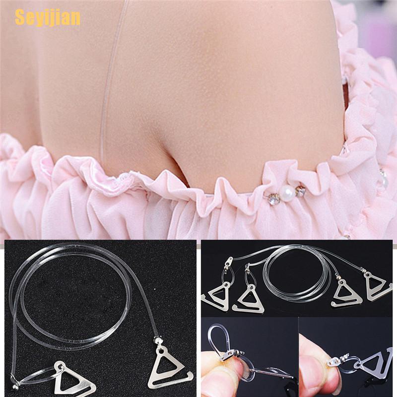 1 Cặp Dây Áo Ngực Trong Suốt Điều Chỉnh Được Kích Cỡ Được Mới
