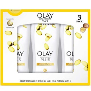 Sữa tắm OLAY Ultra Moisture CỦA MỸ (VÀNG)