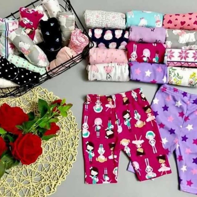 combo 10 Quần leging bé gái