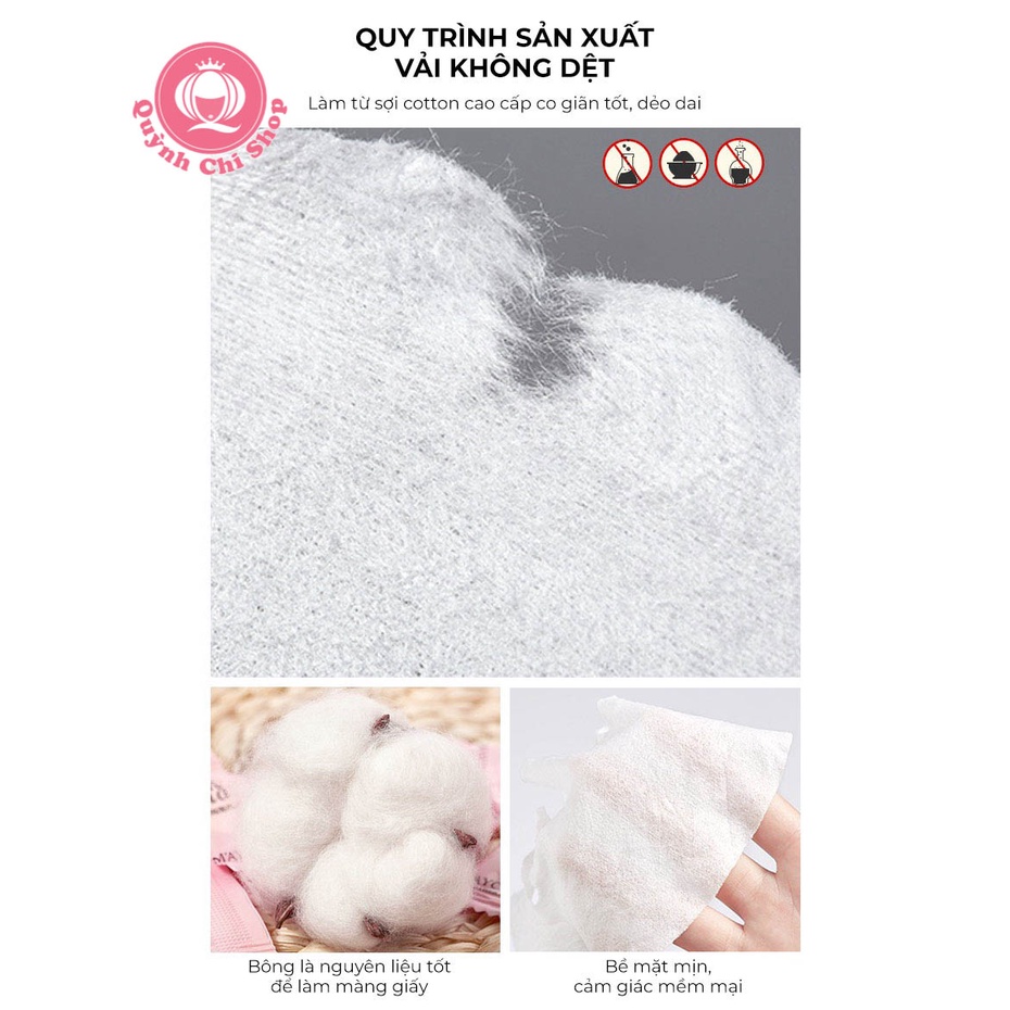 Mặt nạ nén túi zip 50-100 viên Maycreate nội địa Trung - cấp ẩm, làm dịu, làm mát da