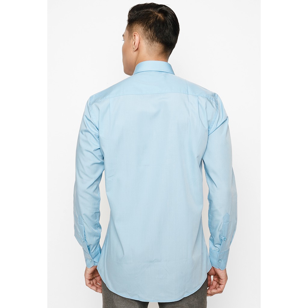 Áo Sơ Mi Dài Tay Màu Tencel-Spun Regular Fit 325 Vĩnh Tiến - VM5-G514