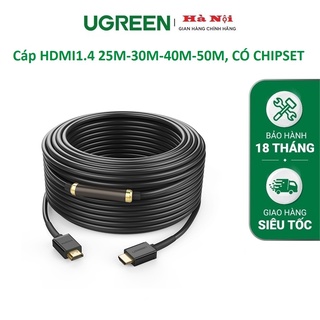 Cáp hdmi dài 30m cao cấp hỗ trợ ethernet + 4k 2k hdmi chính hãng ugreen 10114