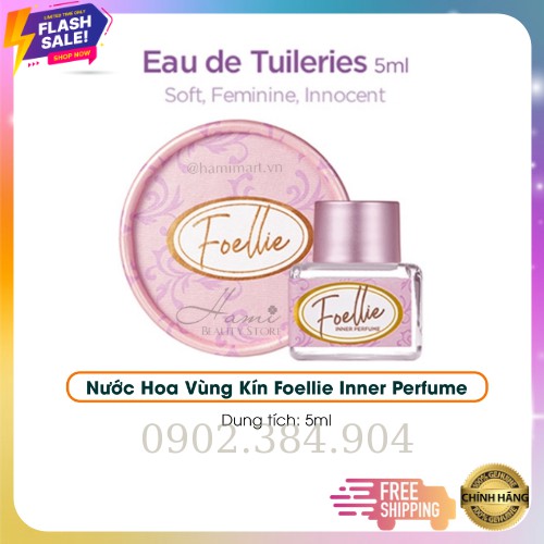 [Sẵn SLL] Nước hoa vùng kín Foellie Eau De Tuileries Cao Cấp Mùi Thơm Chuẩn Lưu Hương Cực Tốt (Che tên SP khi giao)