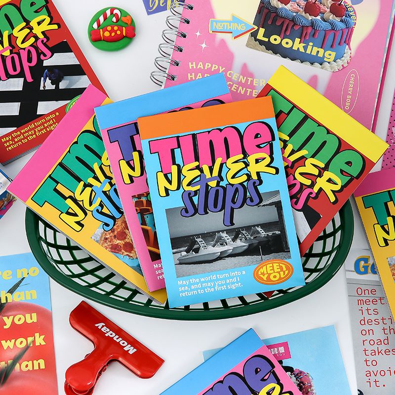 Imoda Set 60 Tờ Giấy Lót Sổ Tay Phong Cách Hàn Quốc Cho Học Sinh