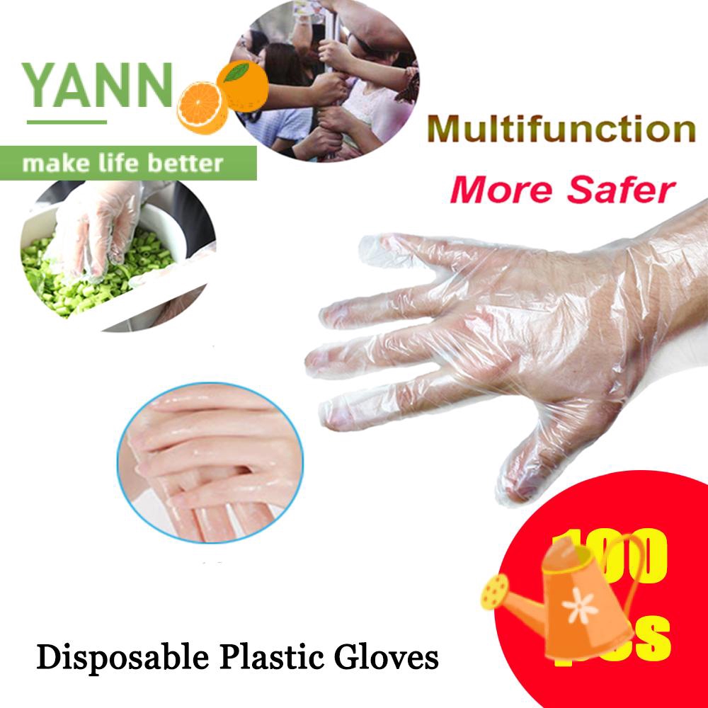 Set 100 găng tay nylon thiết kế dùng 1 lần