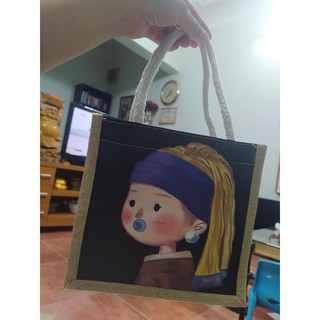 Túi cói mini siêu xinh