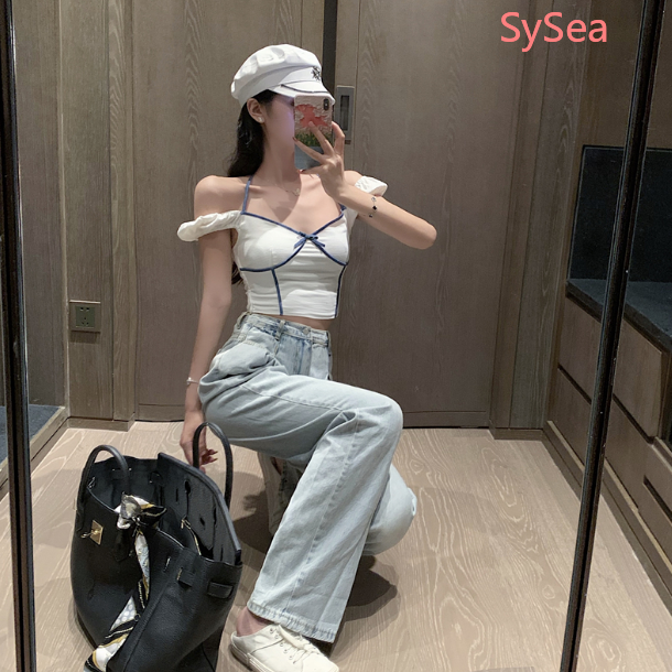 Áo Croptop Ngắn Tay Hở Vai Thời Trang Mùa Hè Quyến Rũ Cho Nữ