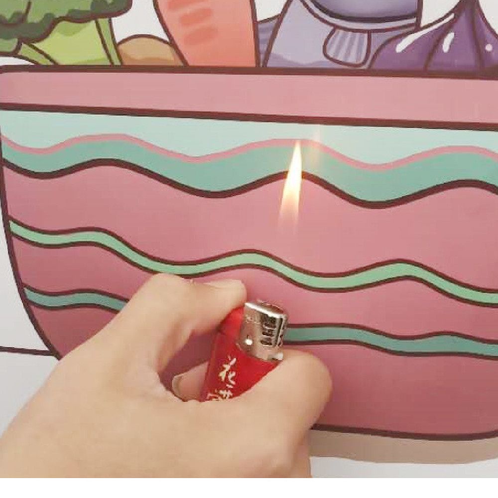 Giấy Dán Tường Trong Suốt Chống Dầu Chịu Nhiệt Độ Cao Họa Tiết Dễ Thương Trang Trí Nhà Bếp