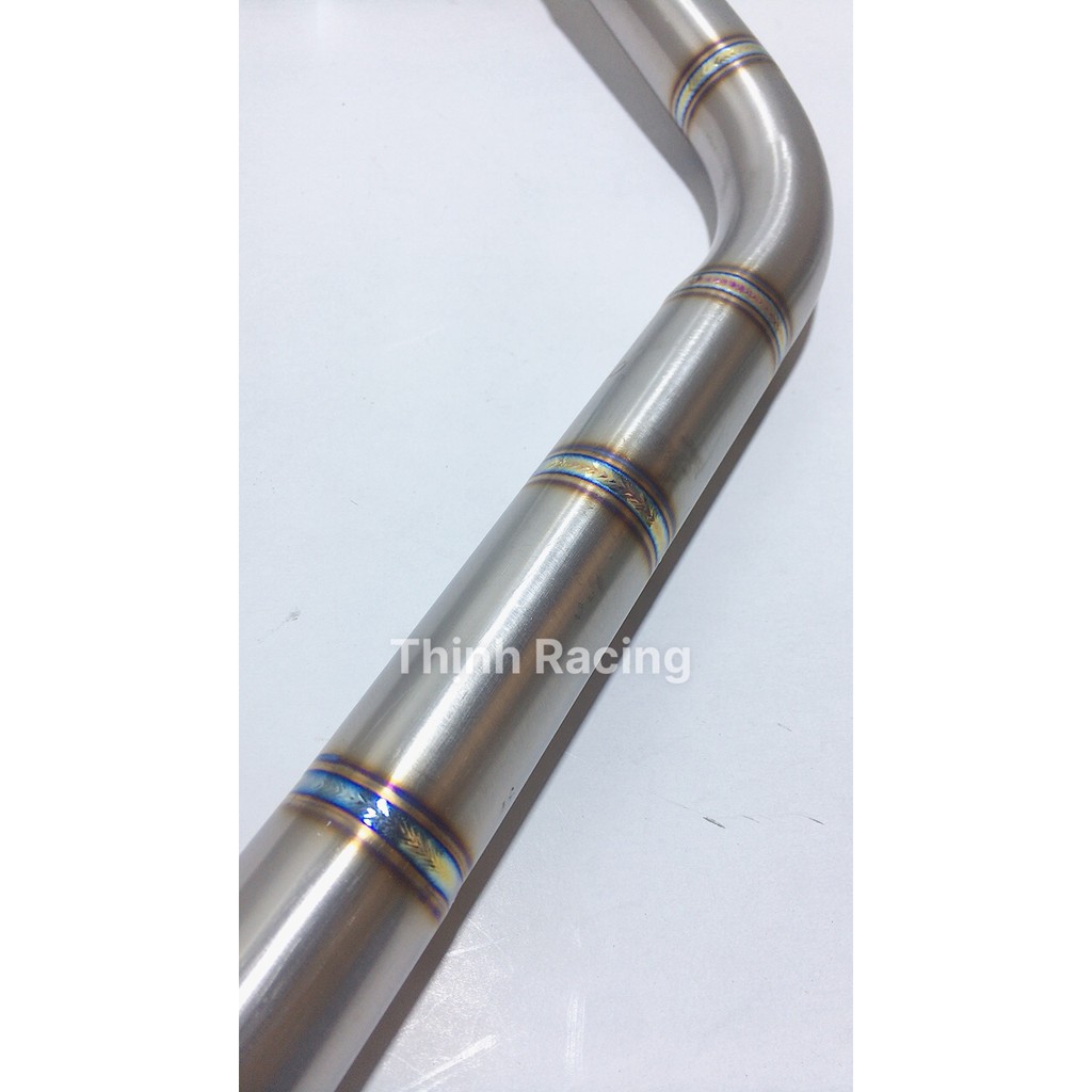 Cổ Pô Titanium gắn pô zin size 32mm dành cho Satria Raider