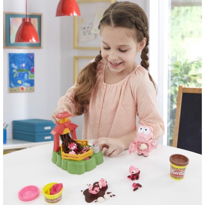 Bộ đồ chơi đất nặn chú heo tắm bùn ngộ nghĩnh Play Doh