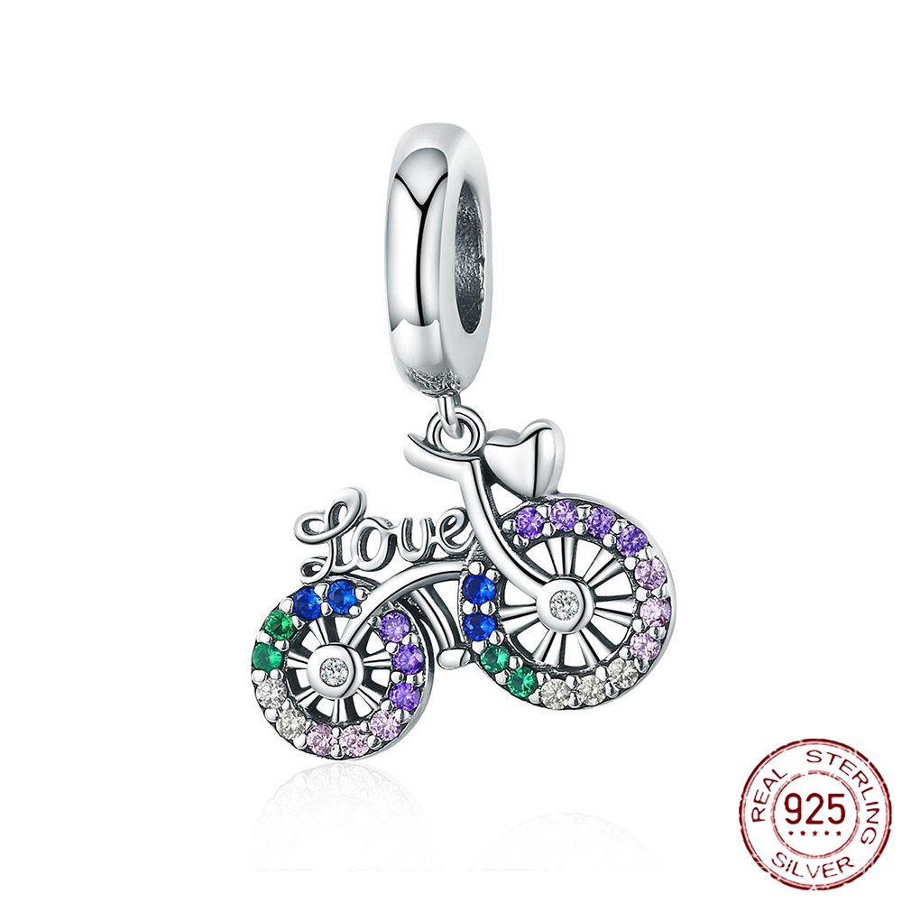 New 925 Sterling Silver Heart Cat Cartoon Charm Bead Fit Pandora Original Charms Bracelets Women Jewelry Diy Make G