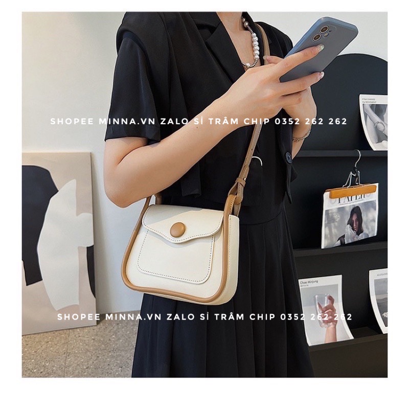 Túi xách đeo chéo nữ đẹp đi chơi thời trang Hàn Quốc da dày tiểu thư